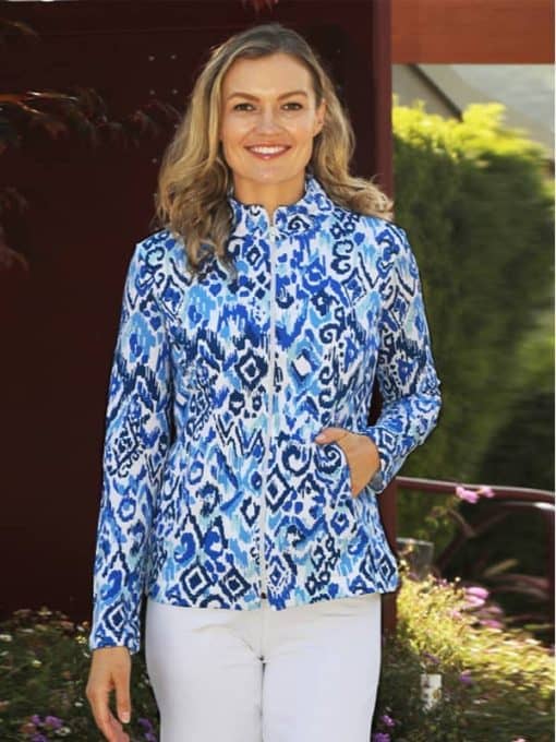 French Terry Jacket Long Sleeve Style 248E87 B