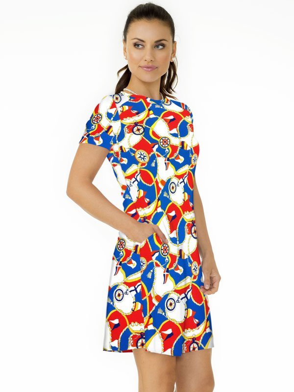 Nylon Spandex Pocket Dress Style 295D65 RP