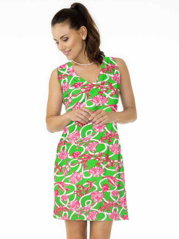 Nylon Spandex Sleeveless Dress Style 296D35 GC