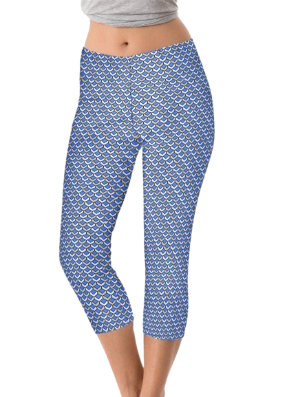 Nylon Printed Capri Style 308B66 PC
