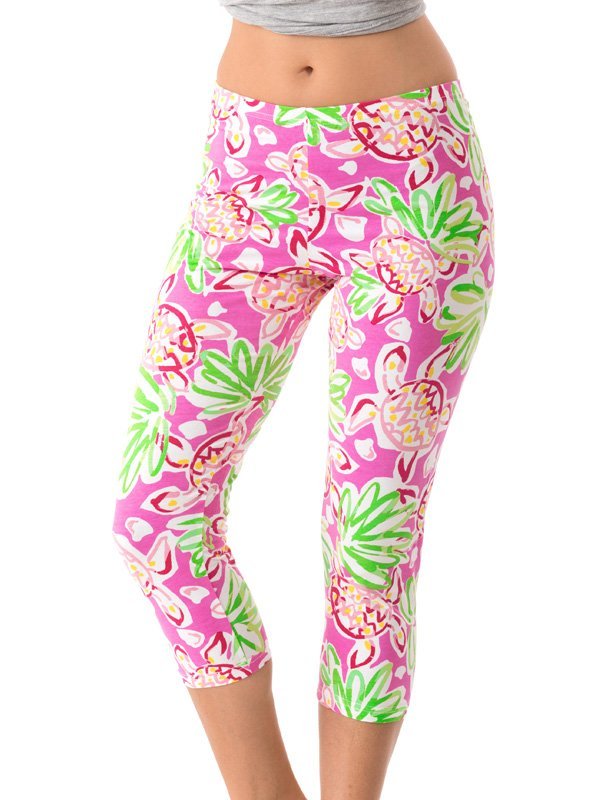 Vintage Knit Printed Capri Style 308B91 LPMP