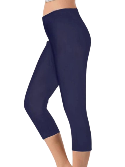 Cotton Knit Solid Dyed Capri Style 308C00 N