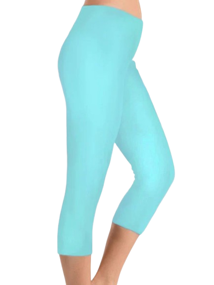 Cotton Knit Solid Dyed Capri Style 308C00 S