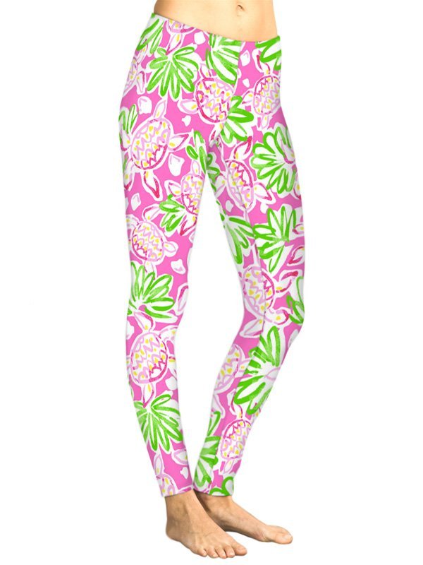 Vintage Knit Printed Long Legging Style 310B91 LPMP