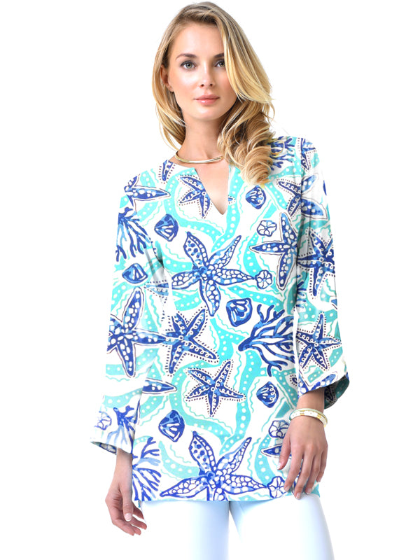 Printed Cotton Tunic Style 520C76 BS