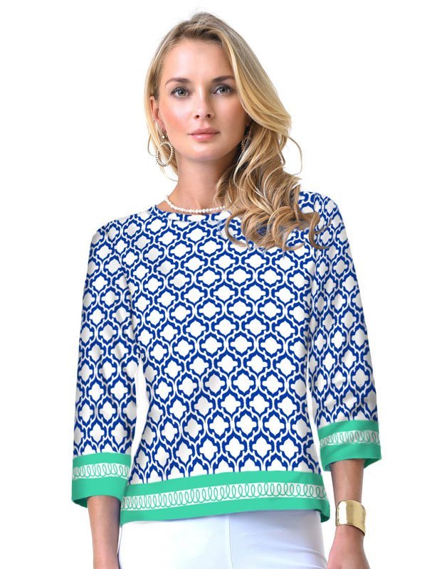 Engineered Knit Top Crew Neck Style 670Z09 NT