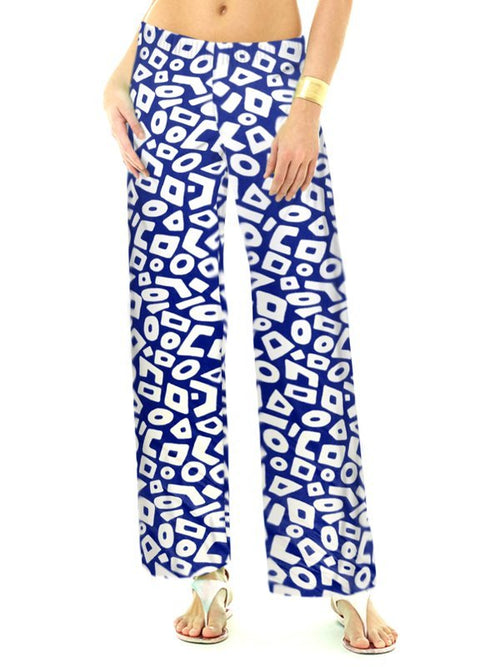 Nylon Spandex Palazzo Pants Style 105D60 N