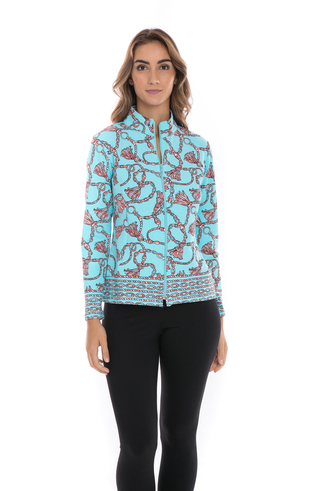French Terry Jacket Long Sleeve Style 248E01-SF