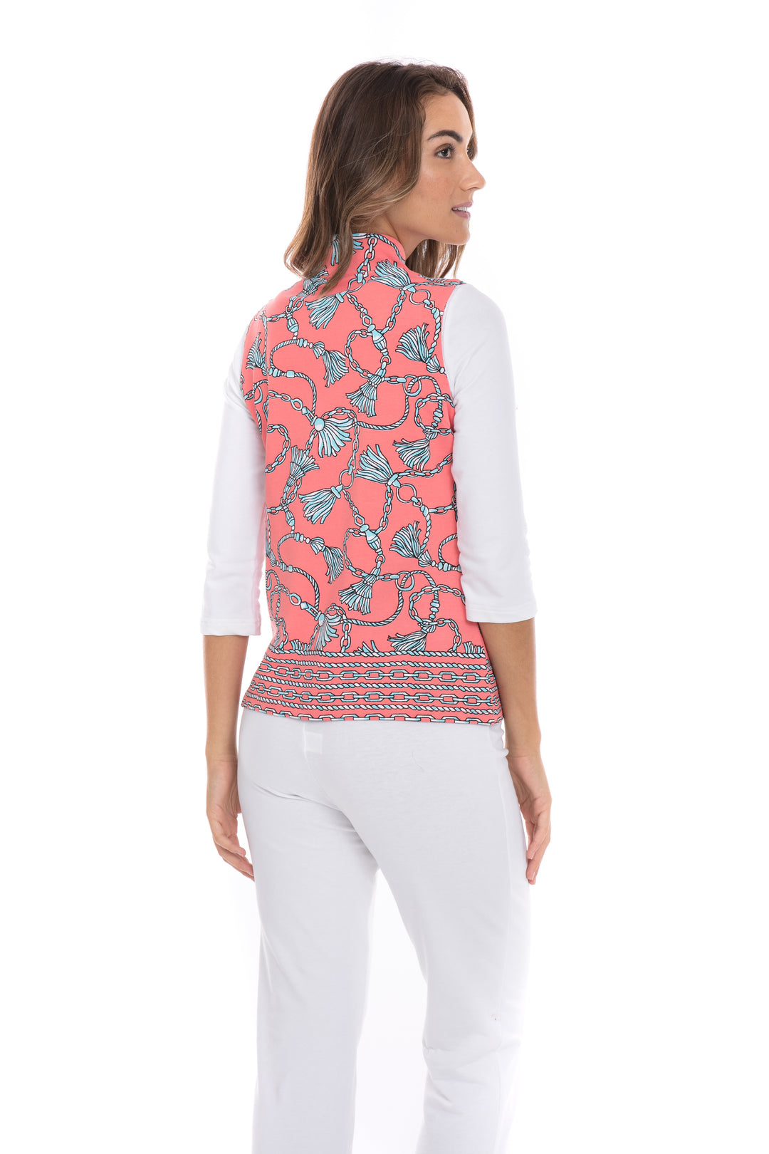 Printed French Terry Vest Style 276E01-FS