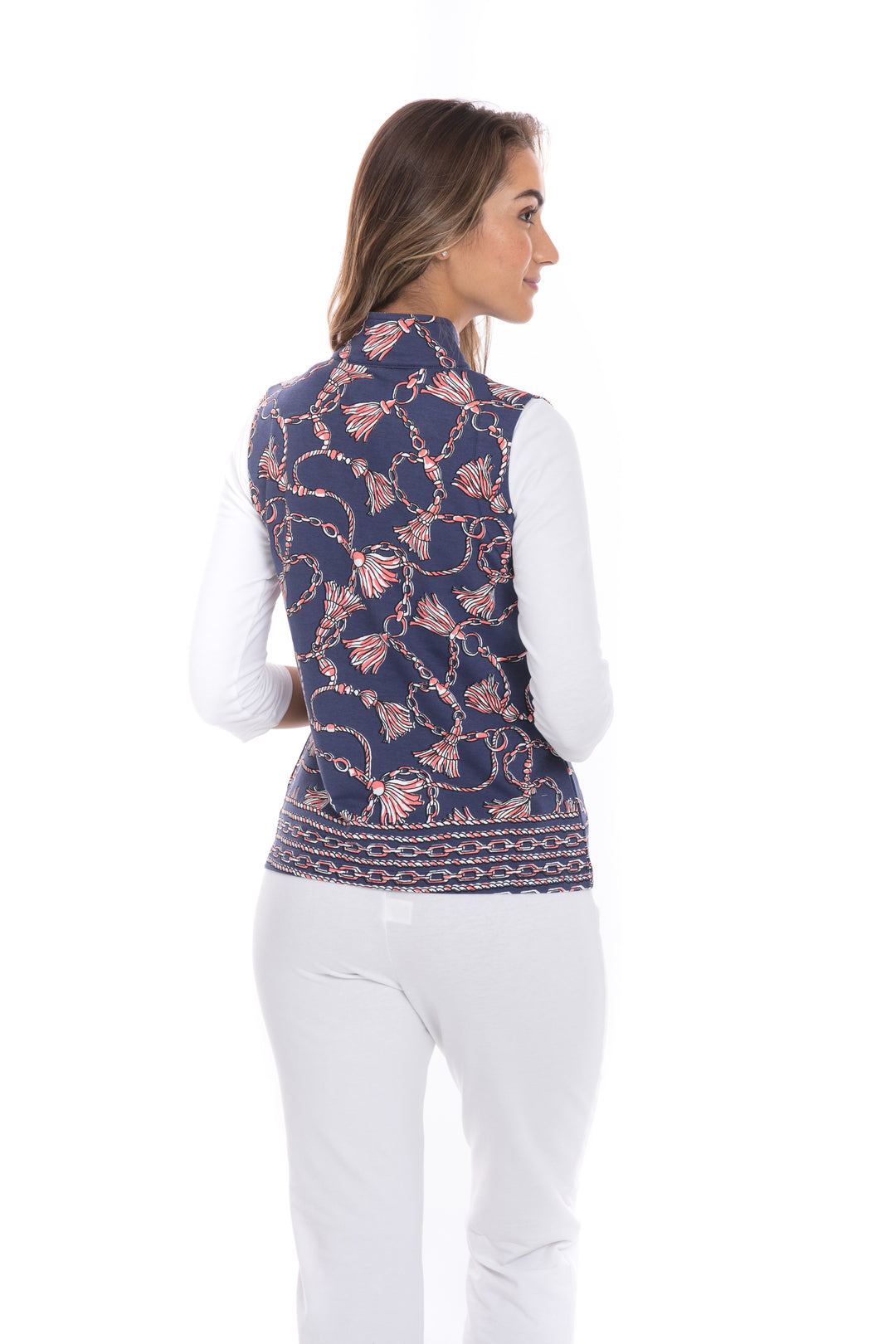 Printed French Terry Vest Style 276E01-NF