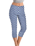 Cotton Knit Printed Capri Style 308B15 NS