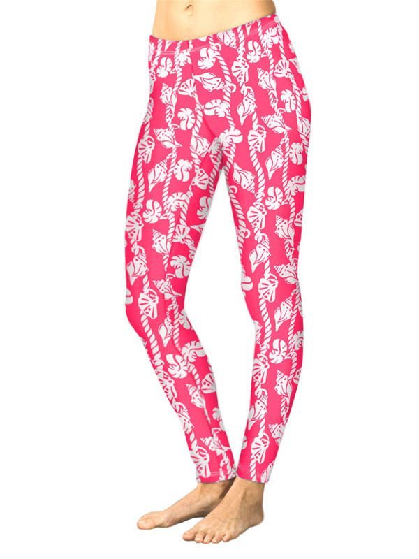 Flamingo leggings, part of the matching 2 piece set