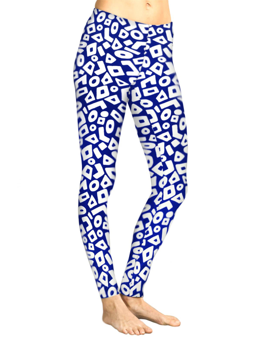 Navy leggings, part of the matching 2 piece set