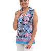 Engineered Knit Sleeveless Collared Top Style 326E80 NP