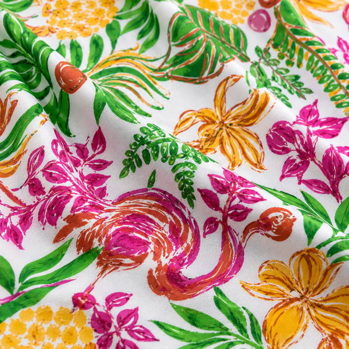 Flamingo Garden Pink Styling Scarf E41 PG