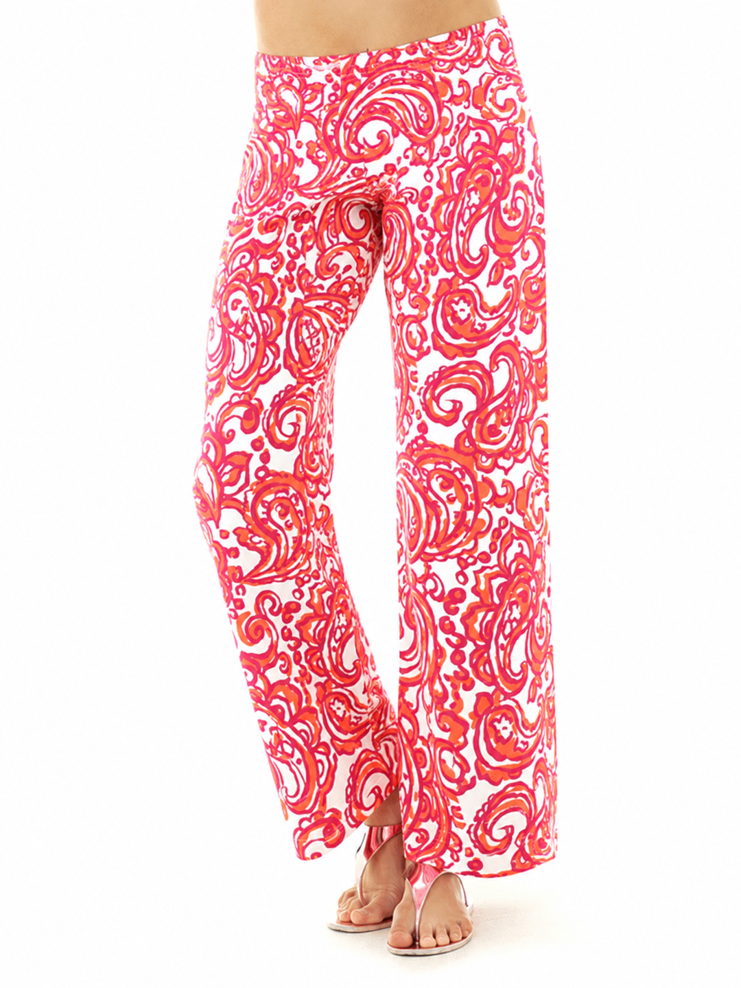 Vintage Knit Palazzo Pants Style 105C55 M