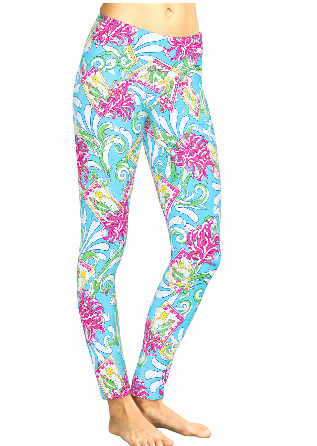 Vintage Knit Printed Long Legging Style 310C30 SP